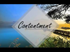 Contentment Sermon